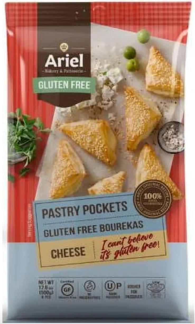 Gluten Free Bourekas/Pastry Pockets - Brand: Ariel