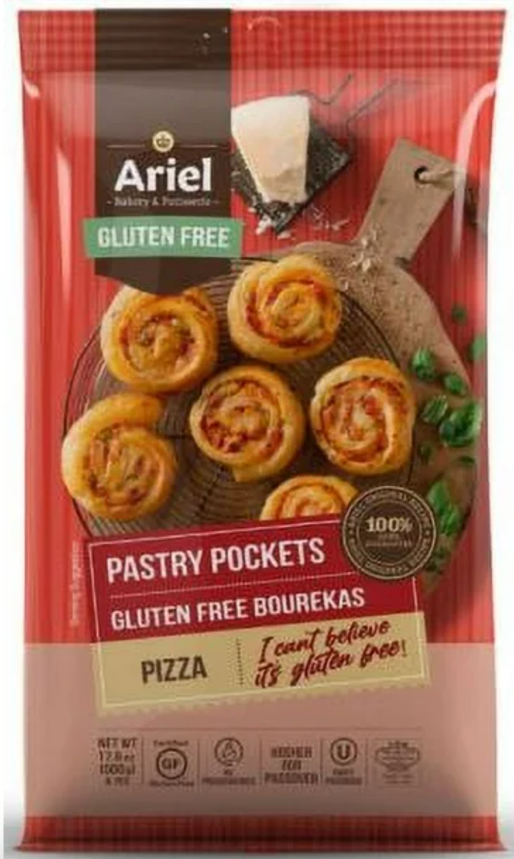 Gluten Free Bourekas/Pastry Pockets - Brand: Ariel